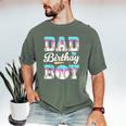 Ice Cream Baseball Dad Birthday Boy Drip Bat Sweet Baseball Men's Comfort Colors T-Shirt Moss
