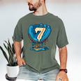 Ice Cream Baseball Glove 7th Birthday Edition Men's Comfort Colors T-Shirt Moss