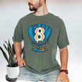 Ice Cream Baseball Glove 8th Birthday Edition Men's Comfort Colors T-Shirt Moss