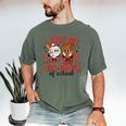 I Just Hit 100 Days Of School Baseball 100th Day Teacher Kid Men's Comfort Colors T-Shirt Moss I Just Hit 100 Days Of School Baseball 100th Day Teacher Kid Men's Comfort Colors T-Shirt Moss