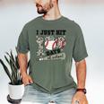 I Just Hit 100 Days Of School Camo Baseball 100 Days Smarter Men's Comfort Colors T-Shirt Moss I Just Hit 100 Days Of School Camo Baseball 100 Days Smarter Men's Comfort Colors T-Shirt Moss