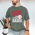 Kids Stealing Hearts Cute Baseball Boys Men's Comfort Colors T-Shirt Moss Kids Stealing Hearts Cute Baseball Boys Men's Comfort Colors T-Shirt Moss