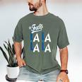 LA Baseball Fan Christmas FA La La Holiday Blue Theme Men's Comfort Colors T-Shirt Moss LA Baseball Fan Christmas FA La La Holiday Blue Theme Men's Comfort Colors T-Shirt Moss