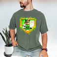 Leprechaun Baseball St Patricks Day Ice Cream Drip Men Boys Men's Comfort Colors T-Shirt Moss