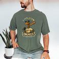Littleton Longnecks Retro Minor League Baseball Men's Comfort Colors T-Shirt Moss Littleton Longnecks Retro Minor League Baseball Men's Comfort Colors T-Shirt Moss