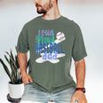 Loud Proud Baseball Dad Men's Comfort Colors T-Shirt Moss
