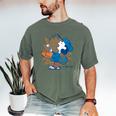Lucy Van Pelt Baseball Catch Men's Comfort Colors T-Shirt Moss