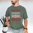 Mama Mommy Mom Bruh Baseball Mom Life Men's Comfort Colors T-Shirt Moss Mama Mommy Mom Bruh Baseball Mom Life Men's Comfort Colors T-Shirt Moss