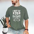 I May Be 70 Baseball Player 70th Birthday Party Men's Comfort Colors T-Shirt Moss I May Be 70 Baseball Player 70th Birthday Party Men's Comfort Colors T-Shirt Moss