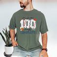 Mission 100 Days Complete Baseball 100th Day Of School Boys Men's Comfort Colors T-Shirt Moss