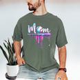 Mom Baseball Ice Cream Drip Birthday Boy Family Men's Comfort Colors T-Shirt Moss Mom Baseball Ice Cream Drip Birthday Boy Family Men's Comfort Colors T-Shirt Moss