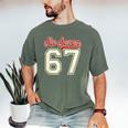 Number 67 Meme Six Seven Baseball Style Kids Boy Teen Men's Comfort Colors T-Shirt Moss Number 67 Meme Six Seven Baseball Style Kids Boy Teen Men's Comfort Colors T-Shirt Moss