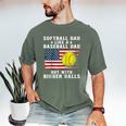 Patriotic Softball Dad Like A Baseball Dad Raglan Baseball Tee Men's Comfort Colors T-Shirt Moss Patriotic Softball Dad Like A Baseball Dad Raglan Baseball Tee Men's Comfort Colors T-Shirt Moss