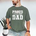 Proud Baseball Dad Sports Father Baseball Fan Men's Comfort Colors T-Shirt Moss