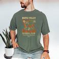 Retro Minor League Maple Valley Martians Baseball Club Men's Comfort Colors T-Shirt Moss