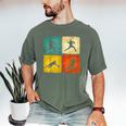 Retro Style Baseball Lover Playing Men Women Kids Baseball Men's Comfort Colors T-Shirt Moss Retro Style Baseball Lover Playing Men Women Kids Baseball Men's Comfort Colors T-Shirt Moss