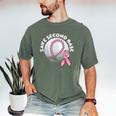 Save 2nd Base Breast Cancer Awareness Pink Ribbon Baseball Men's Comfort Colors T-Shirt Moss Save 2nd Base Breast Cancer Awareness Pink Ribbon Baseball Men's Comfort Colors T-Shirt Moss