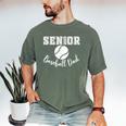 Senior 2025 Baseball Dad Baseball Class Of 2025 Graduation Men's Comfort Colors T-Shirt Moss Senior 2025 Baseball Dad Baseball Class Of 2025 Graduation Men's Comfort Colors T-Shirt Moss