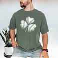 Shamrock Irish Green St Patrick's Baseball Softball Men's Comfort Colors T-Shirt Moss Shamrock Irish Green St Patrick's Baseball Softball Men's Comfort Colors T-Shirt Moss