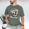Six Seven Baseball Lifestyle 67 Meme Gen Alpha Slang Premium Tri-Blend Men's Comfort Colors T-Shirt Moss