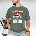 Six Seven Bruh Valentines Baseball Kids 67 Valentine Boys Men's Comfort Colors T-Shirt Moss