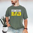 Softball Dad Like A Baseball Dad Definition Men's Comfort Colors T-Shirt Moss Softball Dad Like A Baseball Dad Definition Men's Comfort Colors T-Shirt Moss