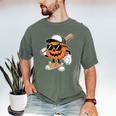 Spooky Jack O Lantern Baseball Halloween Costumes Boys Men's Comfort Colors T-Shirt Moss Spooky Jack O Lantern Baseball Halloween Costumes Boys Men's Comfort Colors T-Shirt Moss