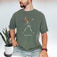 Spooky Season Skeleton Baseball Player Halloween Batter Men's Comfort Colors T-Shirt Moss Spooky Season Skeleton Baseball Player Halloween Batter Men's Comfort Colors T-Shirt Moss