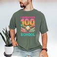 I Survived 100 Days Of School Baseball Ice Cream Drip Men's Comfort Colors T-Shirt Moss I Survived 100 Days Of School Baseball Ice Cream Drip Men's Comfort Colors T-Shirt Moss