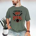 I Teach Kids To Hit And Steal Baseball Softball Coach Premium Tri-Blend Men's Comfort Colors T-Shirt Moss I Teach Kids To Hit And Steal Baseball Softball Coach Premium Tri-Blend Men's Comfort Colors T-Shirt Moss
