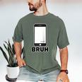 Texted First Bruh Seen Message Valentine's Day Humor Raglan Baseball Tee Men's Comfort Colors T-Shirt Moss Texted First Bruh Seen Message Valentine's Day Humor Raglan Baseball Tee Men's Comfort Colors T-Shirt Moss