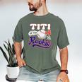 Titi Rookie Of Year 1st Birthday Baseball Theme Matching Men's Comfort Colors T-Shirt Moss Titi Rookie Of Year 1st Birthday Baseball Theme Matching Men's Comfort Colors T-Shirt Moss
