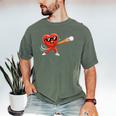 Valentine Baseball Heart Sport Valentines Day Men Boys Kids Men's Comfort Colors T-Shirt Moss Valentine Baseball Heart Sport Valentines Day Men Boys Kids Men's Comfort Colors T-Shirt Moss