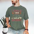 Women's 100 Days Of School Boys Kids Baseball Men's Comfort Colors T-Shirt Moss