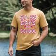 100 Days Of School Baseball Boys Six Seven Drip 100th Day Men's Comfort Colors T-Shirt Mustard