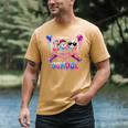 100 Days Of School Baseball Drip Boys For Men Kids Men's Comfort Colors T-Shirt Mustard