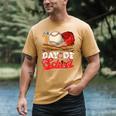 100 Days Of School Baseball Player Sports Game Teacher Kid Men's Comfort Colors T-Shirt Mustard