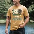 100 Days Of School Teacher Camo Baseball Boys Toddler Kids Men's Comfort Colors T-Shirt Mustard