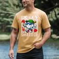 100 Days Smarter Baseball 100 Days Of School Boy Girl Kid Men's Comfort Colors T-Shirt Mustard 100 Days Smarter Baseball 100 Days Of School Boy Girl Kid Men's Comfort Colors T-Shirt Mustard
