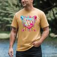 10th Birthday Boys Baseball Ice Cream Drip Boys Baseball Men's Comfort Colors T-Shirt Mustard 10th Birthday Boys Baseball Ice Cream Drip Boys Baseball Men's Comfort Colors T-Shirt Mustard