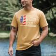 4th Of July Baseball Fan I Yell Because I Care Baseball Dads Men's Comfort Colors T-Shirt Mustard 4th Of July Baseball Fan I Yell Because I Care Baseball Dads Men's Comfort Colors T-Shirt Mustard