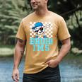 5th Birthday Dabbing Baseball Boys Bruh I'm 5 Year Old Men's Comfort Colors T-Shirt Mustard