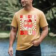 6 7 Bruh Six Seven Valentine Heart Baseball Men's Comfort Colors T-Shirt Mustard