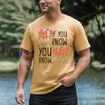 6 7 If You Know You Know Baseball Ice Cream Dip Men's Comfort Colors T-Shirt Mustard