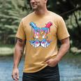 67 Baseball Drip Birthday Boy For Men Boys Kids Youth Men's Comfort Colors T-Shirt Mustard