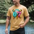 67 Baseball Ice Cream Drip Kids Men's Comfort Colors T-Shirt Mustard 67 Baseball Ice Cream Drip Kids Men's Comfort Colors T-Shirt Mustard