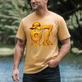 67 Brain Rot Meme Baseball Ice Cream Drip For Kids & Teens Men's Comfort Colors T-Shirt Mustard