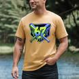 Awesome 67 Baseball Drip Effect Baseball 6-7 Meme Graphic Men's Comfort Colors T-Shirt Mustard Awesome 67 Baseball Drip Effect Baseball 6-7 Meme Graphic Men's Comfort Colors T-Shirt Mustard