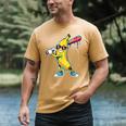 Banana Baseball Drip Kids Youth Boys Girls Men's Comfort Colors T-Shirt Mustard Banana Baseball Drip Kids Youth Boys Girls Men's Comfort Colors T-Shirt Mustard