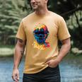 Baseball Catcher Mask Ice Cream Dripping Baseball Fan Boys Men's Comfort Colors T-Shirt Mustard Baseball Catcher Mask Ice Cream Dripping Baseball Fan Boys Men's Comfort Colors T-Shirt Mustard